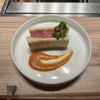 焼肉うしごろ 横浜店 - 牛ヒレサンド