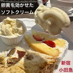 Ru Saron Do Ninasu - カスタード強めのソフトクリームが美味しい〜♪