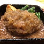 前田食堂 - ハンバーグ（和風オニオンソース）
