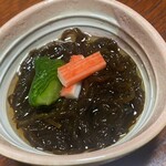 天心 - もずく酢550円(税込)