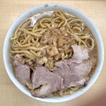 ラーメン荘 おもしろい方へ - 大ラーメン ヤサイヌキ アブラマシマシ