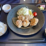 Katsuta Gorufu Kurabu Resutoran - 鶏の唐揚げ定食・1,480円(+160円)
