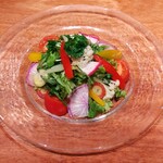 Salad made with pesticide-free and organic vegetables from Tosa