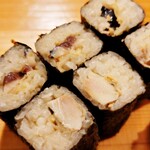 寿司と焼き鳥 大地 - ガリ鯖巻（490円）