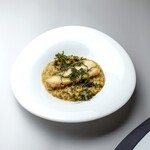 Risotto with fresh fish from Kochi prefecture and Tosa seaweed