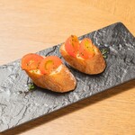 Kochi fruit tomato bruschetta