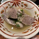 魚料理・もつ鍋  山咲き - 豚タン塩茹で