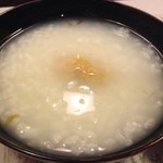 浪速割烹 㐂川 - ねぎみそかゆ