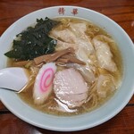 精華 - ワンタンメン　600円