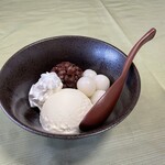 レストラン八白 - しらたまぜんざい