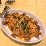 ラ・ロカンダ・デル・ピットーレ - パスタ・ボンゴレ・大。2240円