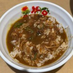 開花屋 楽麺荘 - ごはんにスープをかけて雑炊風に