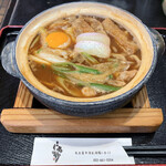 高砂 - 味噌煮込うどん（玉子入り＋超極太麺）