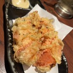 日本酒と海鮮 痛風屋 - 明太子の天ぷら