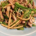 桃花林 - ピーマンと豚肉の細切り炒め 1,400円