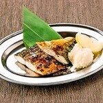 Grilled fish mackerel