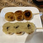 甘味や 澤田商店 - おだしと焼き芋あんのお団子