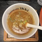 つけめん舎 一輝 - つけめん元味 980円 (つけ汁)