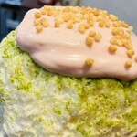 こひる庵 - 桜あんクリームの可愛いピンク色とうぐいす抹茶きなこの色合いが素敵すぎる╰(*´︶`*)╯♡