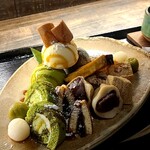 Machiya Kafe Kamakura - かまくら贅沢パフェ1220円