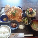 たけは - 胸肉一枚揚げ定食1000円