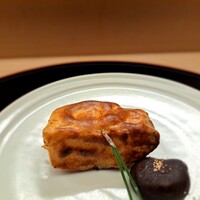 赤坂 菊乃井 - ●焼物
                    「からす鰈南部焼き  椎茸」
