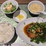 Chainizubisutoro Rantei - 定食の全容です