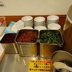 横浜家系ラーメン 大輝家 - 無料漬物類