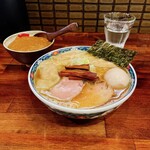 奈つやの中華そば - 【もちもち雲呑味玉中華そば】(¥1250)+【奈つやの茶碗カレー】(¥300)