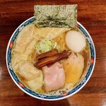 奈つやの中華そば - 【もちもち雲呑味玉中華そば】(¥1250)