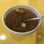 関谷スパゲティ - コンソメスープ