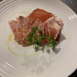 Spanish Teruel pork Prosciutto and Milanese salami