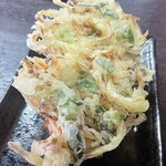 田畑青果 - かなりデカいかき揚げ天ぷら！
