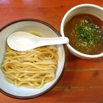 麺屋 高橋 - みそつけ麺1玉熱盛りのアップ