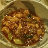 広尾はしづめ - 陳麻婆豆腐(1600円)