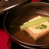 うなぎ割烹 大江戸 - 白魚豆腐　はす芋　木の芽