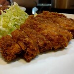 食堂 ゝ月 - カツ定食(￥980)。カツ単体にて。