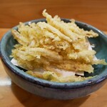 鮨 くろさき - どじょうの天ぷら