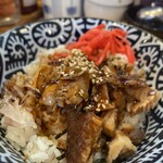 函館麺や 一文字 - ミニチャーシュー丼