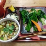 Chiyoujiyuan - 野菜３倍肉汁せいろ 1,000円(税込)