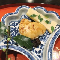 京懐石 美濃吉 竹茂楼 ホテルグランヴィア京都店 - ふぐ白子醤油焼　筍
