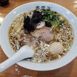 慶雲海 - 料理写真:ら～めん中盛+味玉+岩のり