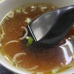 上尾飯店 - スープ。