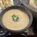 麺家 幸先坂 - 牡蠣味噌つけ汁