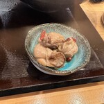 麺家 幸先坂 - 牡蠣の佃煮