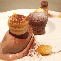 ダルマット 六本木ヒルズ店 - フォンダンオランジュ 945円
