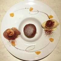 ダルマット 六本木ヒルズ店 - フォンダンオランジュ 945円