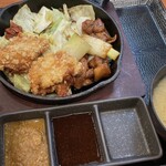 Karayama - からやま焼きの二種盛り定食 タレ