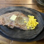 ステーキハウス リベラ - 1/2ポンドステーキ（225g）ライス2500円