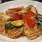 華正樓 - [10000円コース] ホタテとイカのオイスターソース炒め